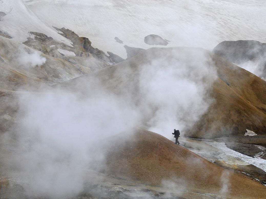 Wandern zwischen Eis und Hei&szlig;.